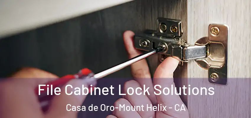  File Cabinet Lock Solutions Casa de Oro-Mount Helix - CA